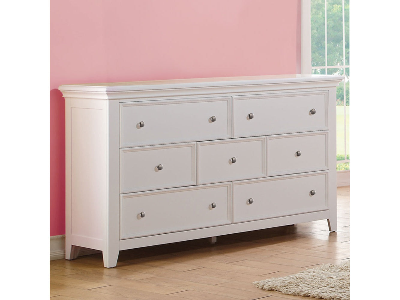 Lacey White Dresser - Ornate Home
