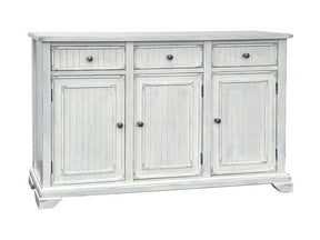 Lacey White Three-Door Sideboard - Ornate Home