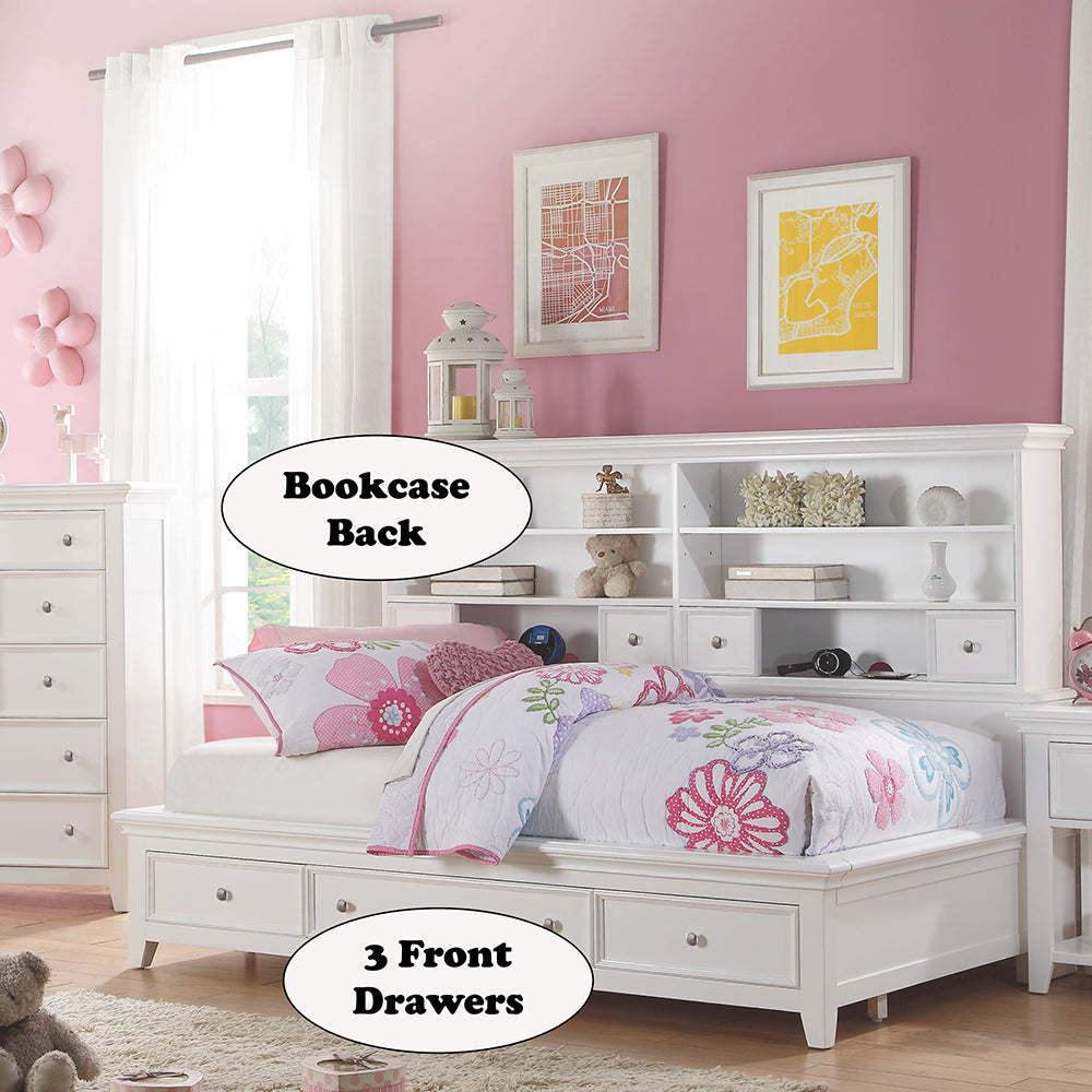 Lacey White Twin Daybed - Ornate Home