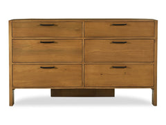 Lachlan Brown 6 Drawer Dresser - Ornate Home