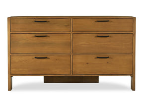 Lachlan Brown 6 Drawer Dresser - Ornate Home