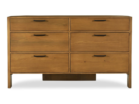 Lachlan Brown 6 Drawer Dresser - Ornate Home