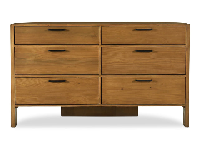 Lachlan Brown 6 Drawer Dresser - Ornate Home