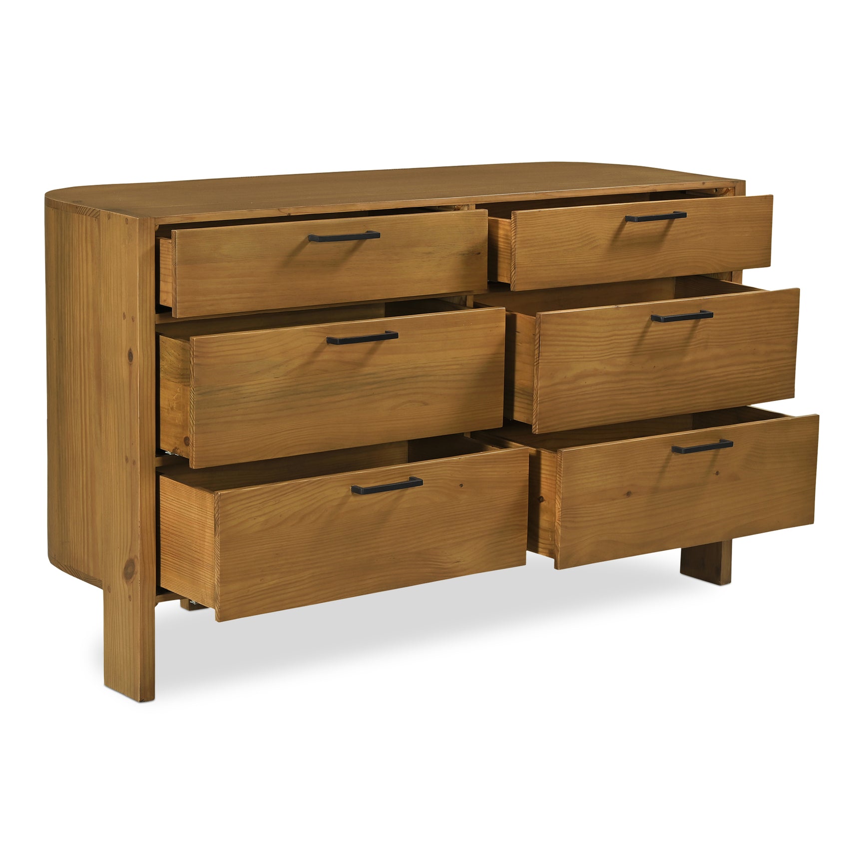 Lachlan Brown 6 Drawer Dresser - Ornate Home