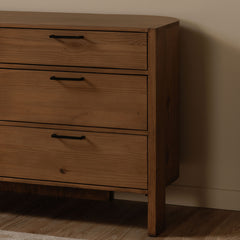 Lachlan Brown 6 Drawer Dresser - Ornate Home