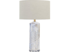 Lachlan White/Gold Table Lamp (Set of 2) - Ornate Home