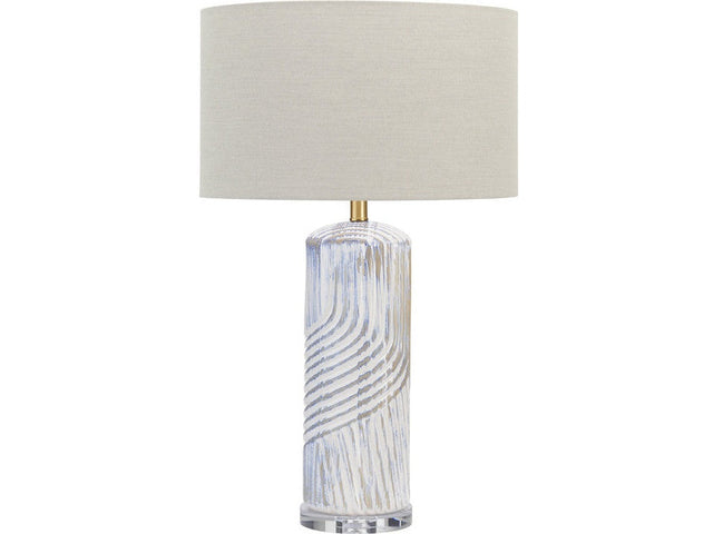 Lachlan White/Gold Table Lamp (Set of 2) - Ornate Home