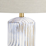Lachlan White/Gold Table Lamp (Set of 2) - Ornate Home