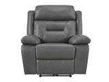 Laconia Dark Gray Power Reclining Chair - Ornate Home