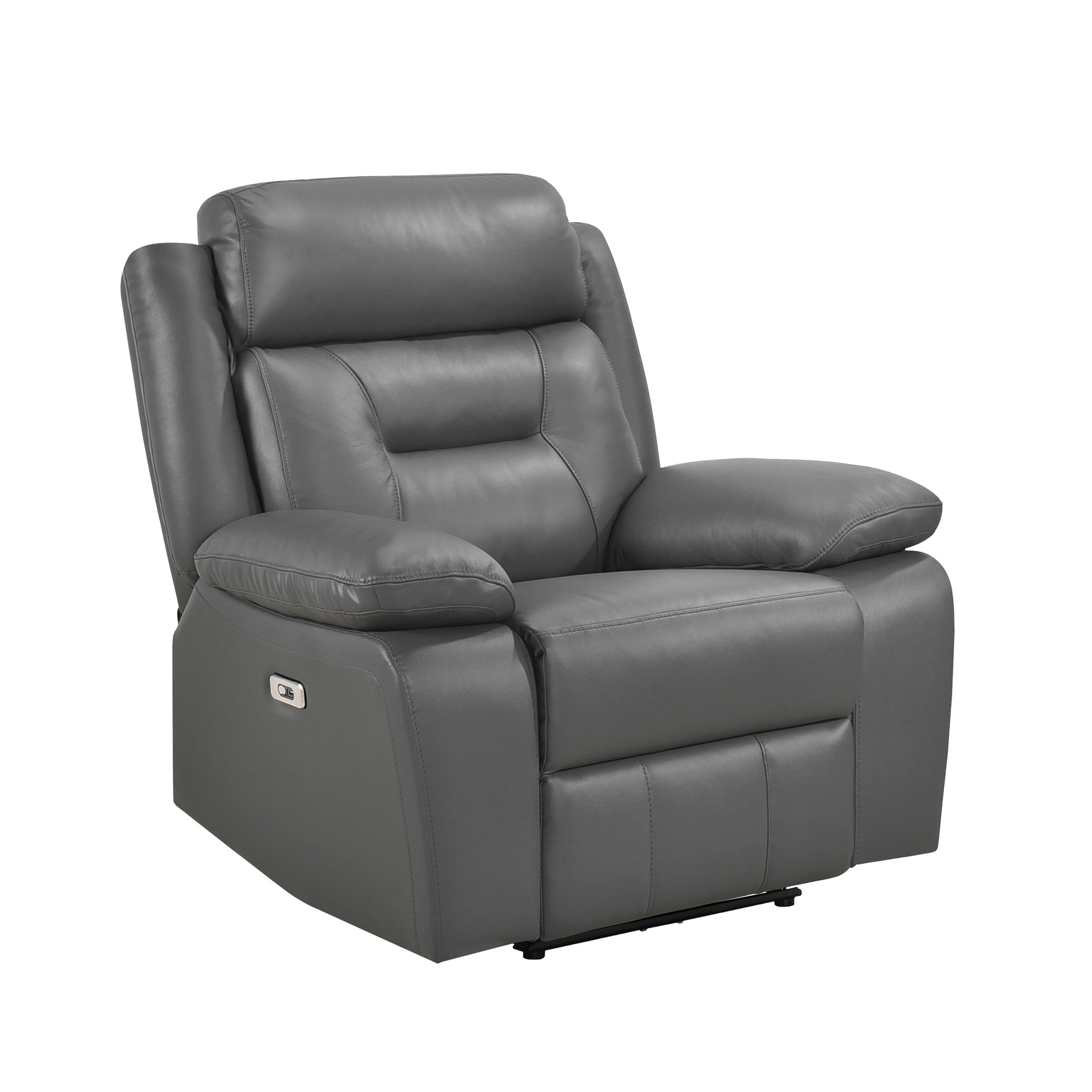Laconia Dark Gray Power Reclining Chair - Ornate Home
