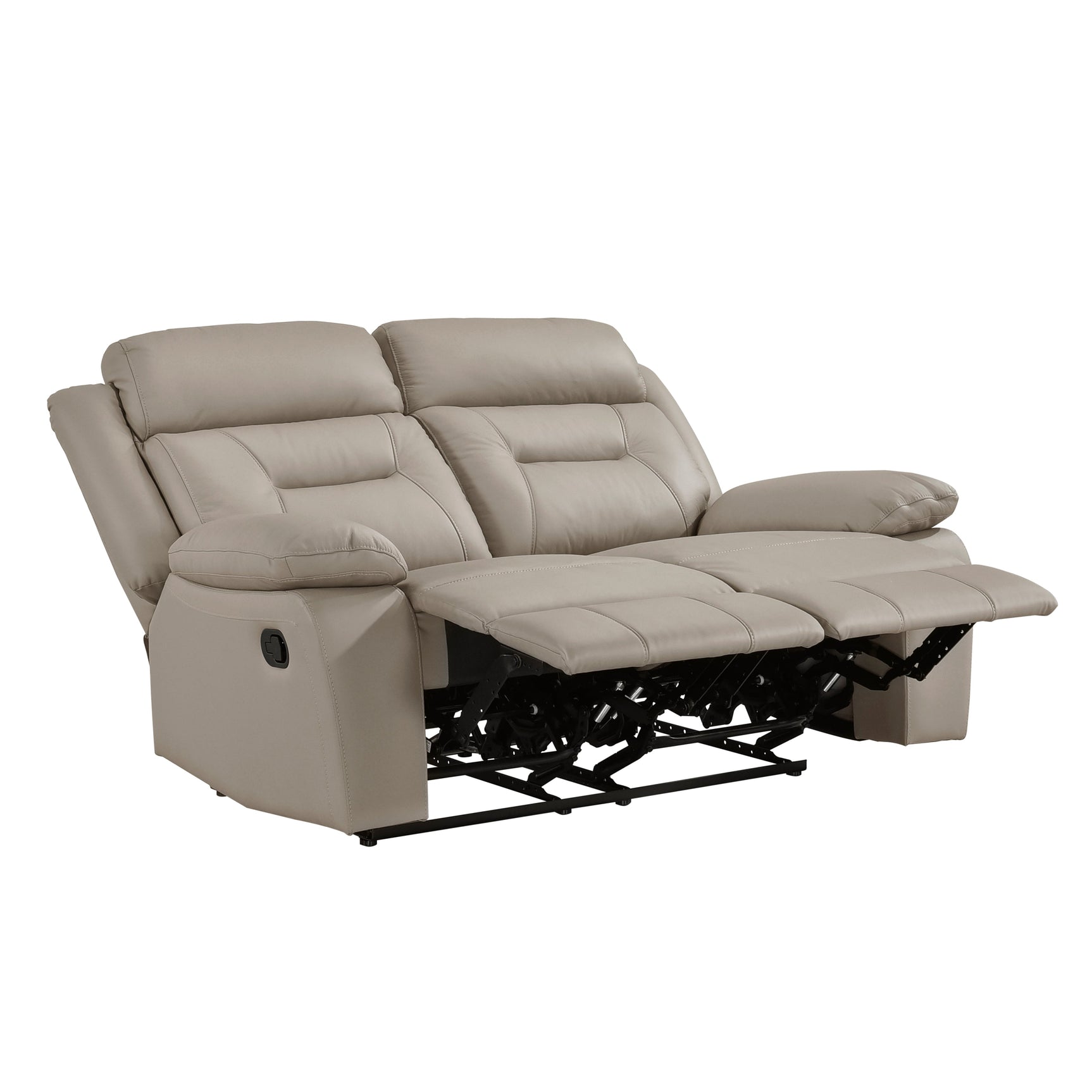 Laconia Latte Double Reclining Loveseat - Ornate Home