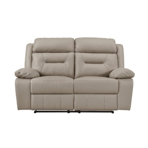 Laconia Latte Double Reclining Loveseat - Ornate Home