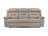 Laconia Latte Double Reclining Sofa - Ornate Home