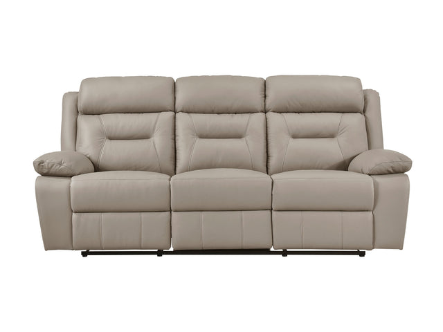 Laconia Latte Double Reclining Sofa - Ornate Home