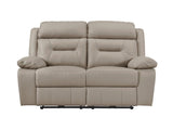 Laconia Latte Power Double Reclining Loveseat - Ornate Home
