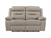 Laconia Latte Power Double Reclining Loveseat - Ornate Home