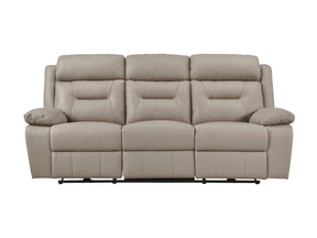 Laconia Latte Power Double Reclining Sofa - Ornate Home