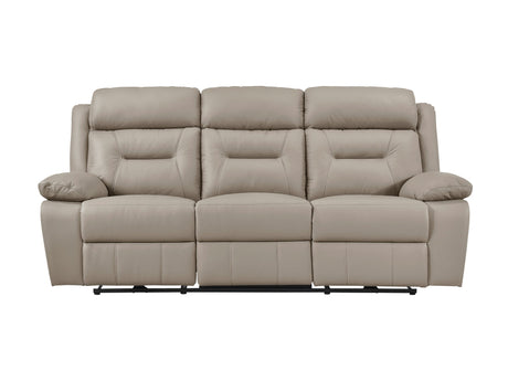 Laconia Latte Power Double Reclining Sofa - Ornate Home