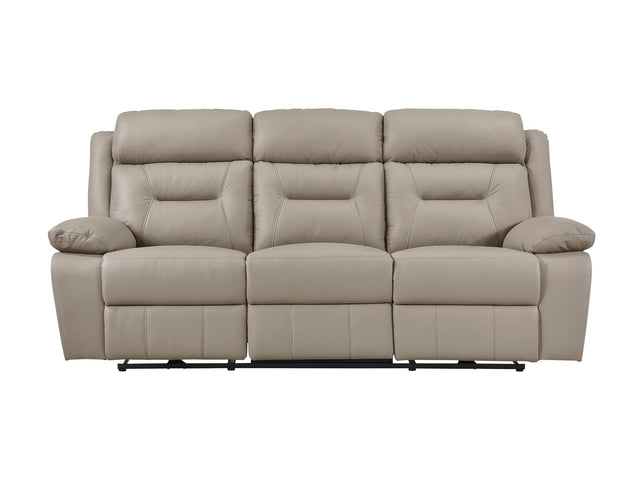 Laconia Latte Power Double Reclining Sofa - Ornate Home