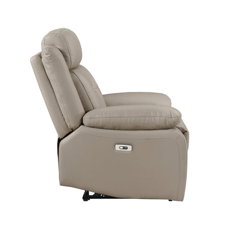 Laconia Latte Power Reclining Chair - Ornate Home