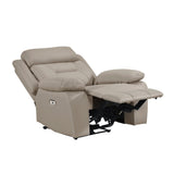 Laconia Latte Power Reclining Chair - Ornate Home
