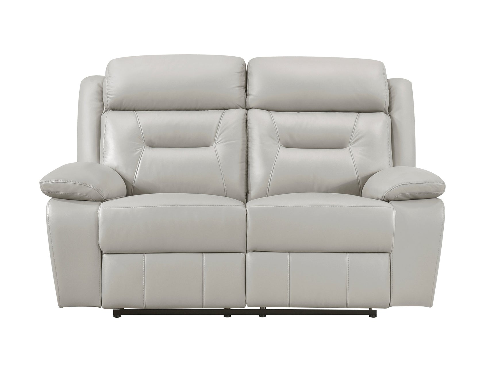 Laconia Silver Double Reclining Loveseat - Ornate Home