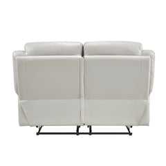 Laconia Silver Double Reclining Loveseat - Ornate Home
