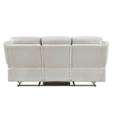 Laconia Silver Double Reclining Sofa - Ornate Home