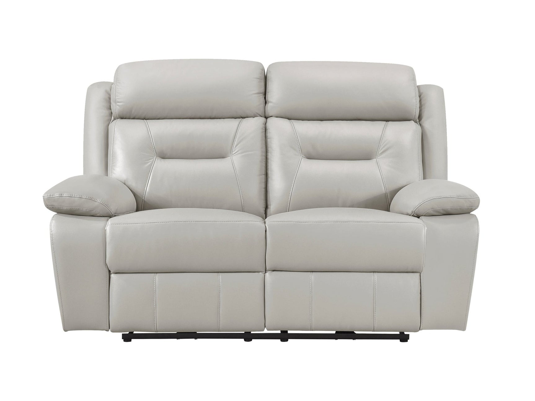 Laconia Silver Power Double Reclining Loveseat - Ornate Home