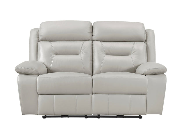 Laconia Silver Power Double Reclining Loveseat - Ornate Home