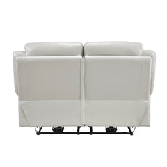 Laconia Silver Power Double Reclining Loveseat - Ornate Home