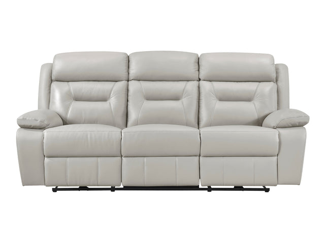 Laconia Silver Power Double Reclining Sofa - Ornate Home