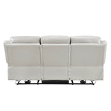 Laconia Silver Power Double Reclining Sofa - Ornate Home