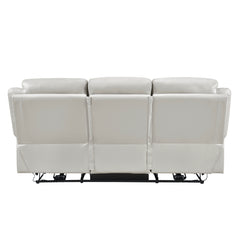 Laconia Silver Power Double Reclining Sofa - Ornate Home