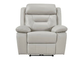 Laconia Silver Power Reclining Chair - Ornate Home