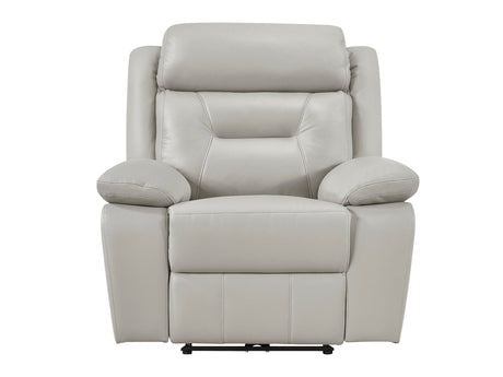 Laconia Silver Power Reclining Chair - Ornate Home