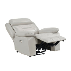 Laconia Silver Power Reclining Chair - Ornate Home