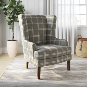 Lacroix Graphite Accent Chair - Ornate Home