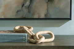 Laddbrook Tan Sculpture - Ornate Home