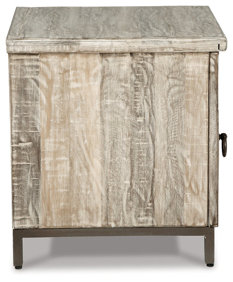 Laddford Whitewash Accent Cabinet - Ornate Home