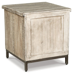 Laddford Whitewash Accent Cabinet - Ornate Home
