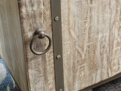 Laddford Whitewash Accent Cabinet - Ornate Home