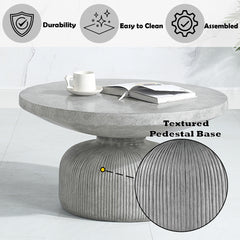 Laddie Gray Coffee Table - Ornate Home