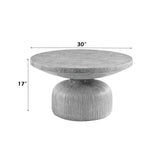 Laddie Gray Coffee Table - Ornate Home