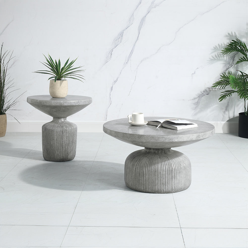 Laddie Gray Coffee Table - Ornate Home
