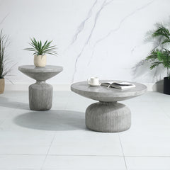 Laddie Gray Coffee Table - Ornate Home