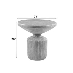 Laddie Gray End Table - Ornate Home
