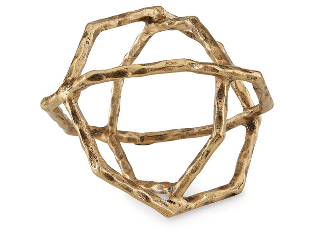 Laddington Antique Brass Sculpture - Ornate Home