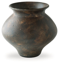 Laddlow Antique Brown Vase - Ornate Home