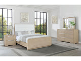 Ladera Light Elm 4-piece Eastern King Bedroom Set - Ornate Home